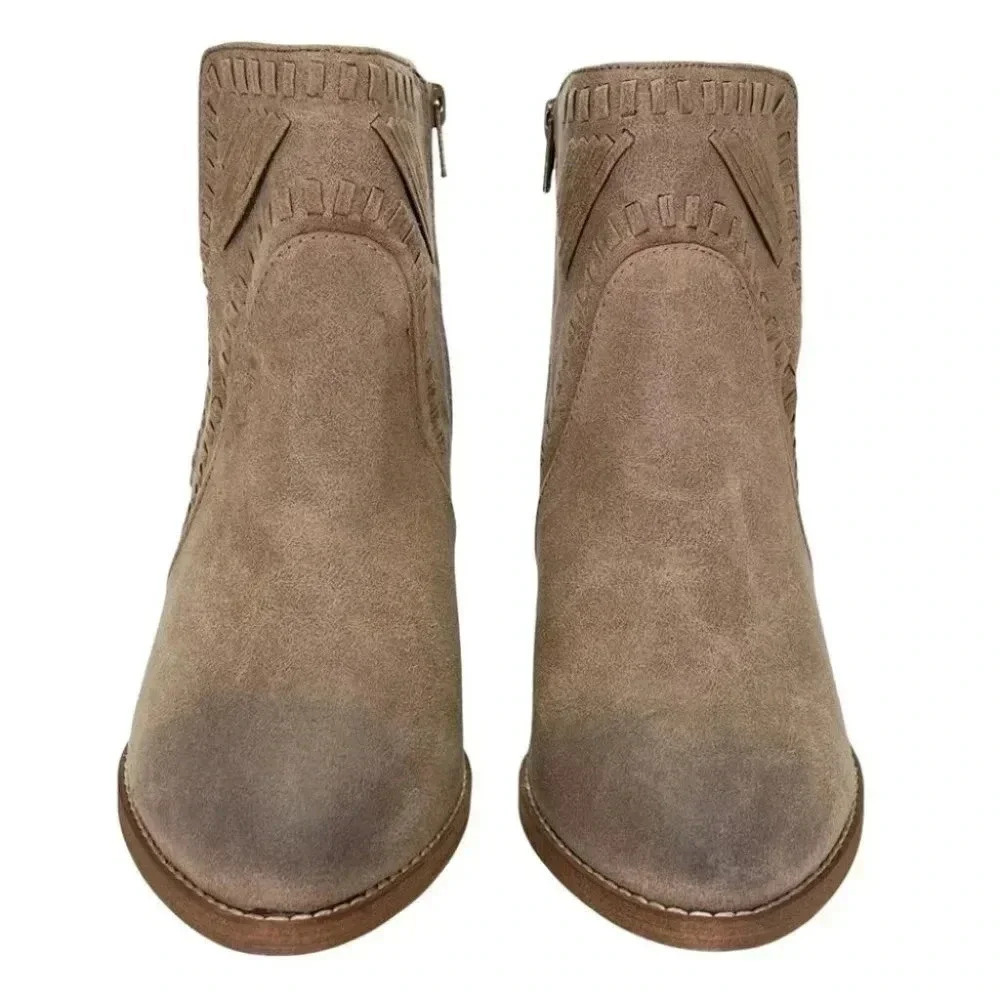 Zigi Soho Halyn Taupe Womens Ankle Boots Size 10M - Picture 5 of 13